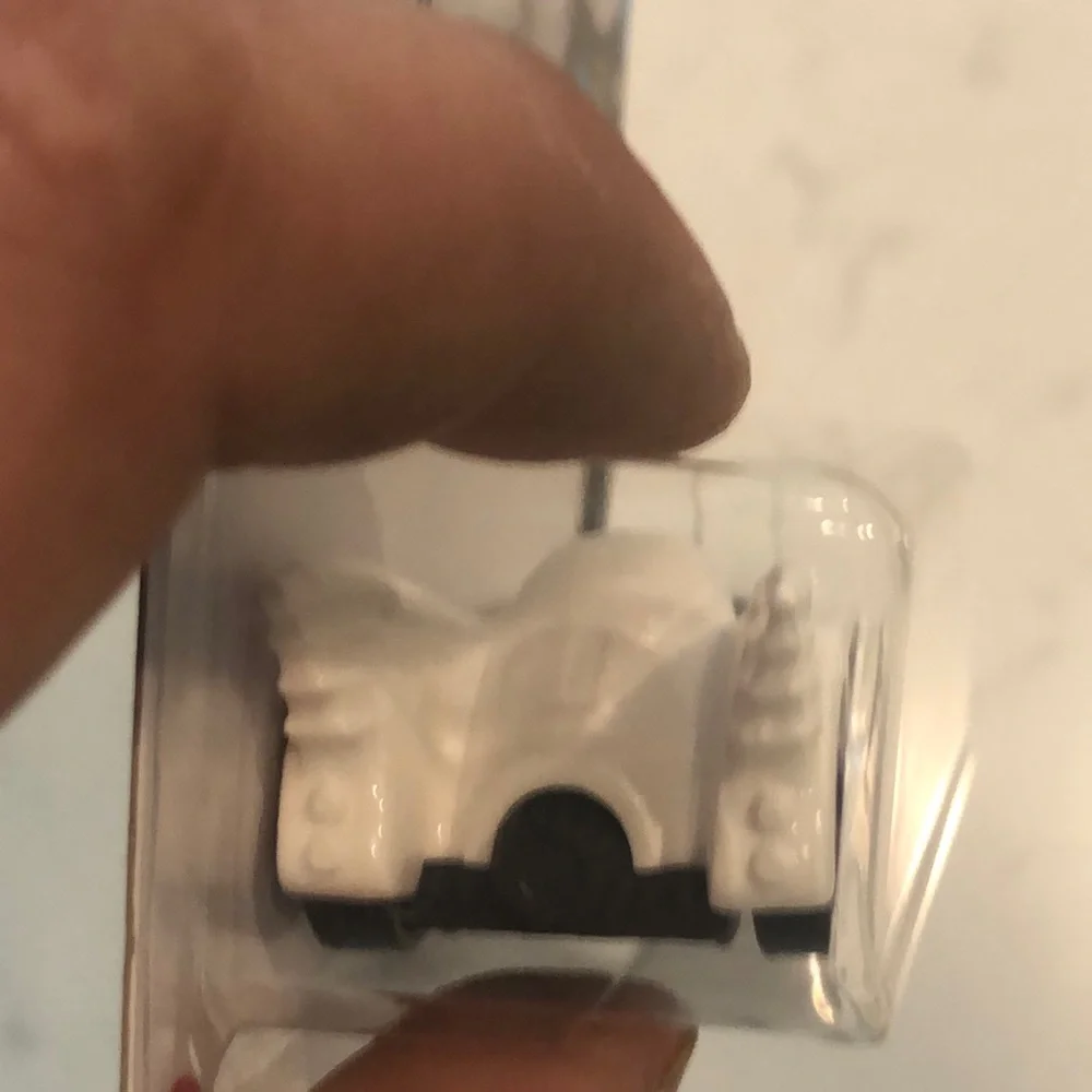 White Batmobile Toy Car
